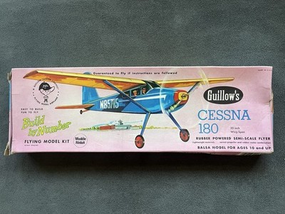 Guillow's Freiflugmodell Cessna 180 Wurfgleiter