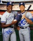 ROBERTO ALOMAR JUAN GUZMAN BLUE JAYS Signed Autographed 8x10 photo Reprint