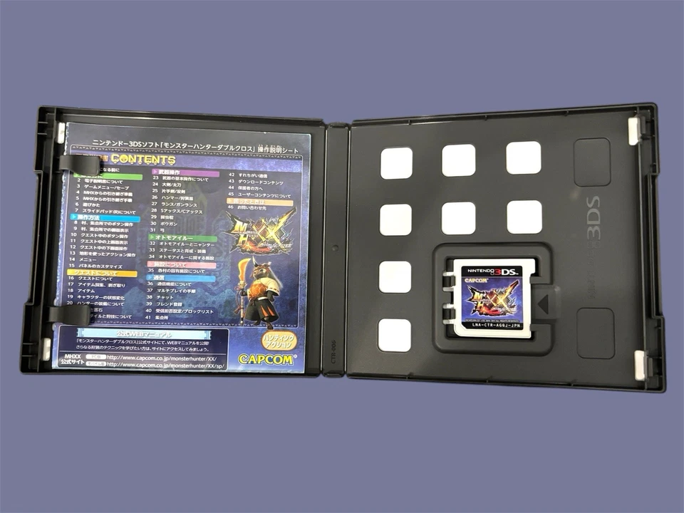 Monster Hunter XX Double Cross Nintendo 3DS Japanese  rare - Image 3 of 3