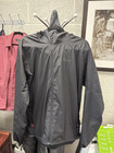 Rapha Men's Black Cycling Rain Jacket XL Hooded Lightweight Pockets Zip