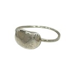 Tiffany & Co. Bean Ring Silver Unisex US 6 Used with Wear and Tarnish