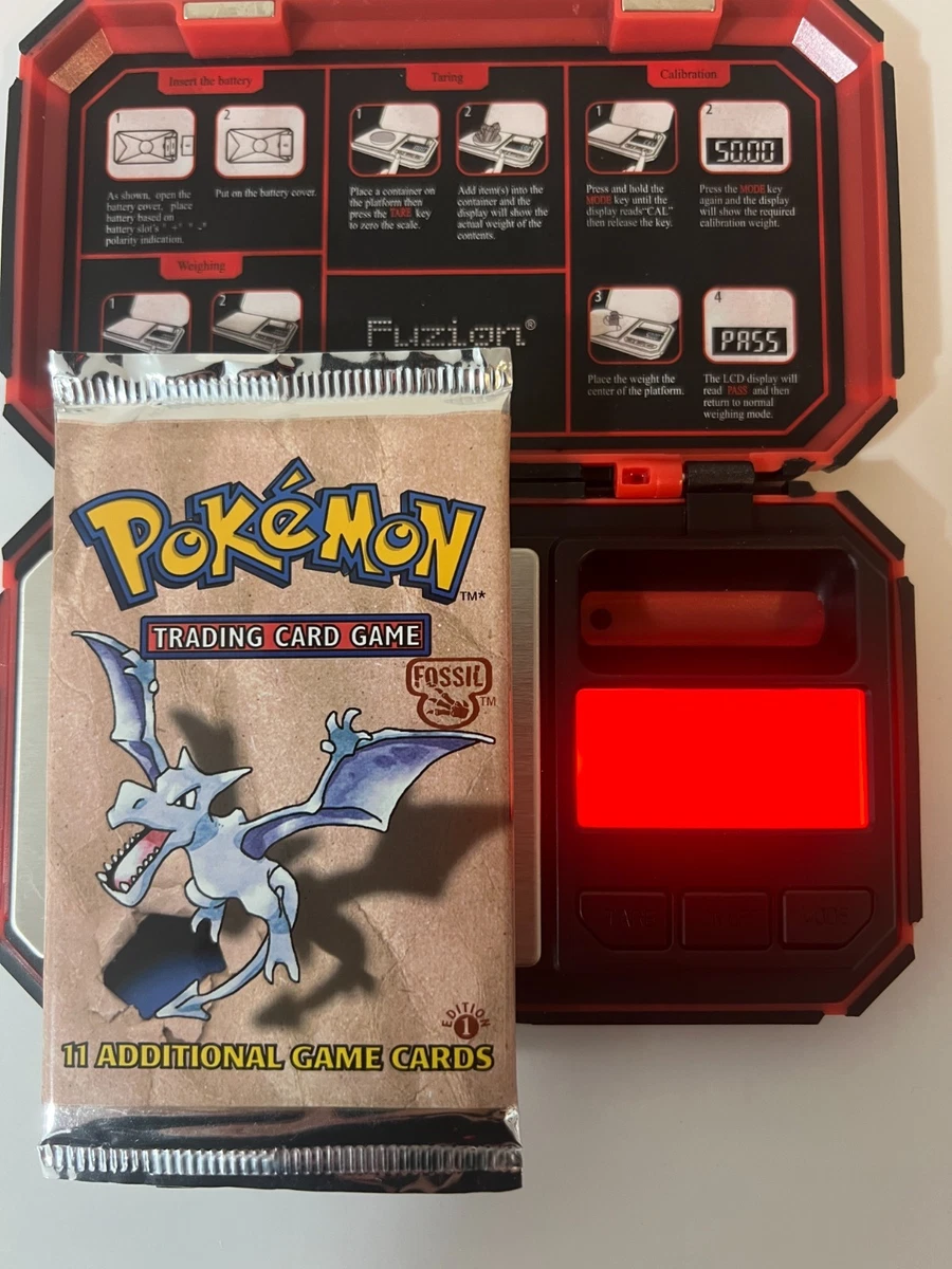 pokemon fossil booster pack weight Guaranteed Heavy First Edition Pokegoons Marketplace VINTAGE FEEL Pokmon Sealed Fossil Booster Packs