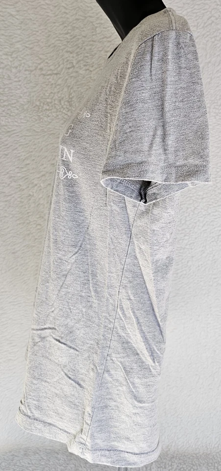 Следующий уровень женщин рубашка блузка размер L большой серый белый сделать лежа неправильно снова - Изображение 4 из 4