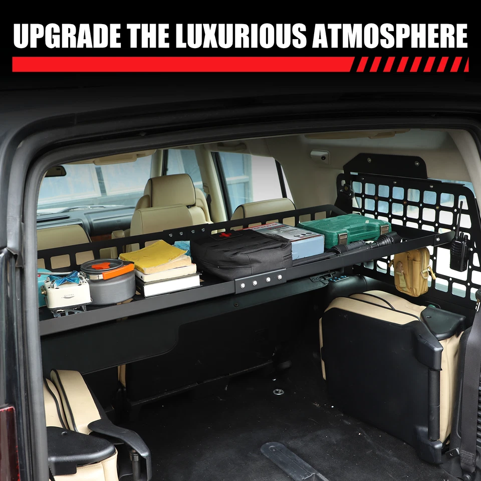 Rear Cargo Rack Shelf Luggage Storage Panel Fit Land Rover Discovery 2 1998-2003 — 第 2/4 张图片