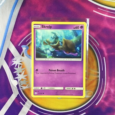 Skrelp - 91/236 - Common (Sun & Moon: Cosmic Eclipse) Pokemon TCG