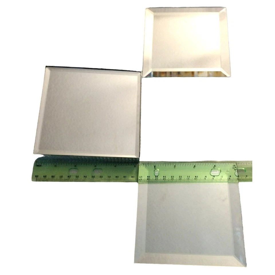 Espejo Soporte para Velas LED Solo 3 en Lote Boda Cumpleaños Recepción Foto 2 de 4