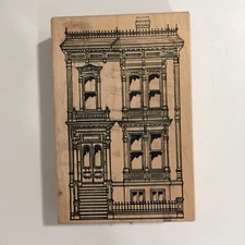 Stampa Rosa Rubber Stamp - Victorian House