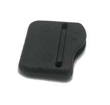 Paquete de 4 extremos de punta de elastómero Duraflex negro 25 mm / 1" - coser extremos de correas