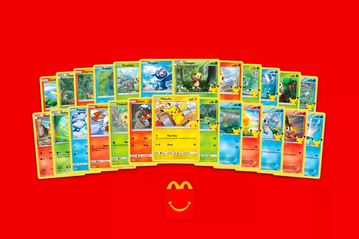 McDonald's lança nova promoção com cards 'Pokémon