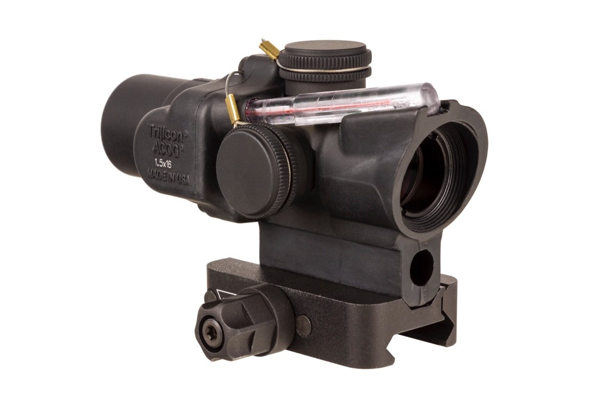 【おまけ付き】Trijicon ACOG Trijicon 1.5x16S Compact ACOG®, Q Loc, Red Horseshoe 9mm reticle