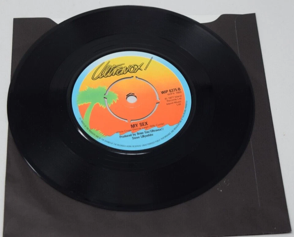 New Wave Ultravox John Foxx My Sex Dangerous Rhythm Island WIP6375 UK NM Foto 2 de 2
