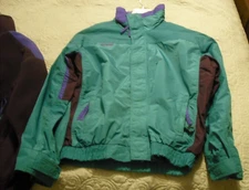 Vintage Columbia Bugaboo Jacket Colorful 3-1 Interchangeable Medium Purple/Green