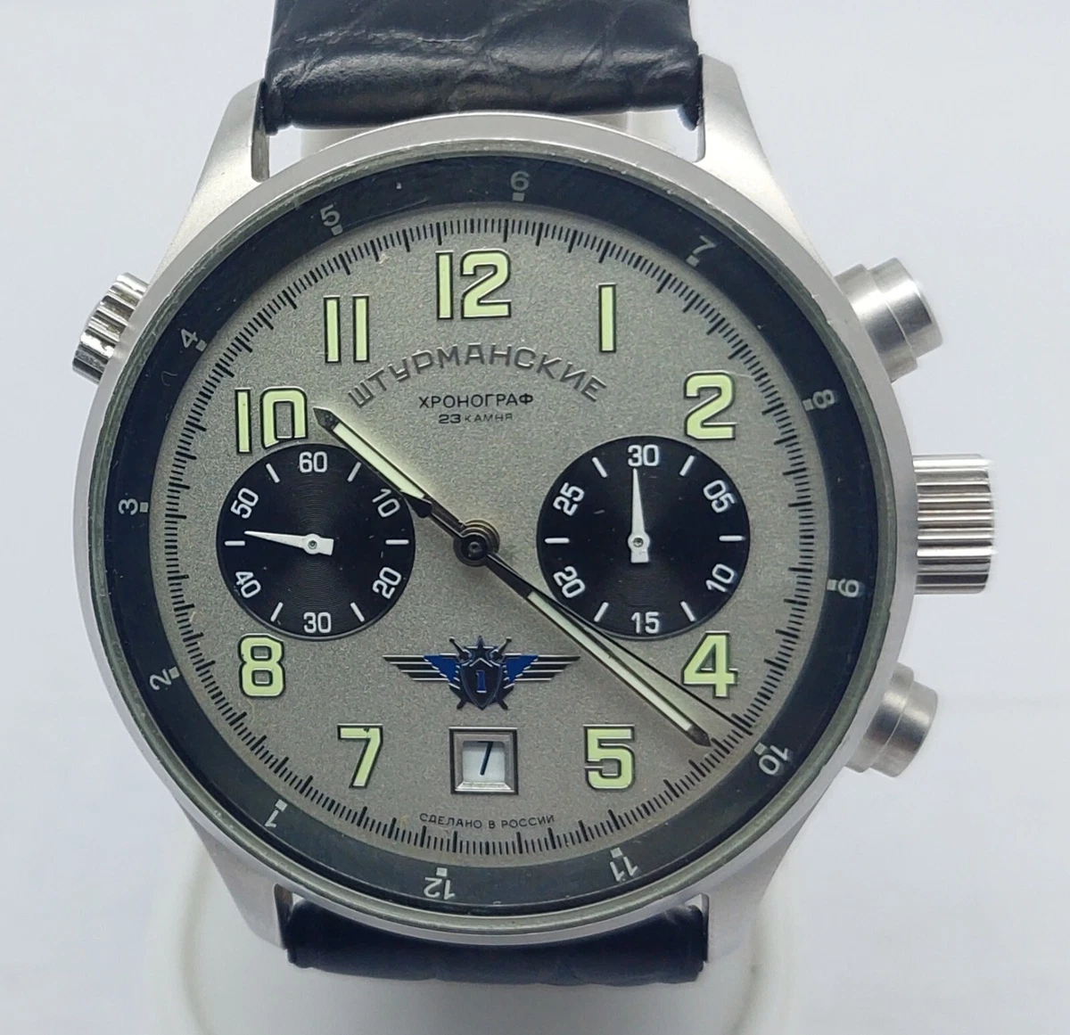 STURMANSKIE GAGARIN RUSSIAN CHRONOGRAPH 3133 LIMITED MENS 42MM