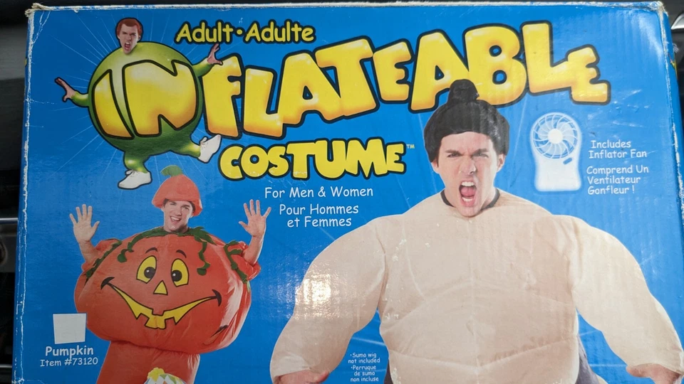 Rubíes Divertidos Mesas Planas Adulto Disfraz Luchador de Sumo Talla Única Ventilador Incluido en Caja Foto 3 de 4