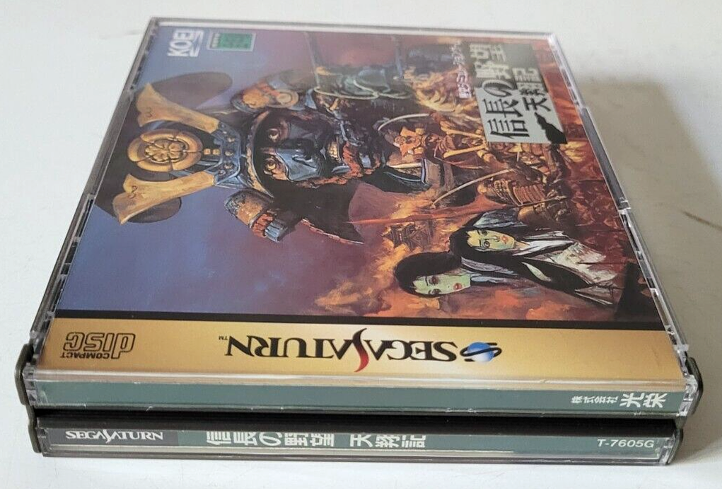 Nobunaga No Yabou Tenshouki Sur Sega Saturn – Édition Japonaise Complète Avec Carte