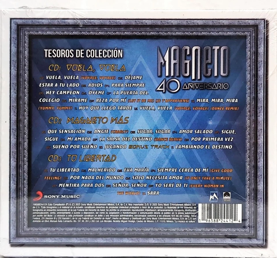 Magneto 40 Aniversario – Tesoros De Colección (2023, CD) - Image 2 of 2