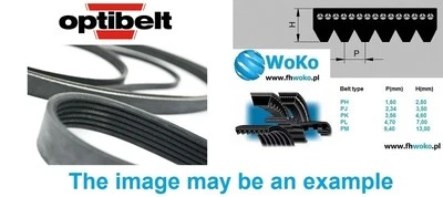 Cinghia Optibelt 6PJ 414, 6pj 414, 163J, 414PJ / 163J, 6pj 414, 6-PJ-414 OPTIBELT