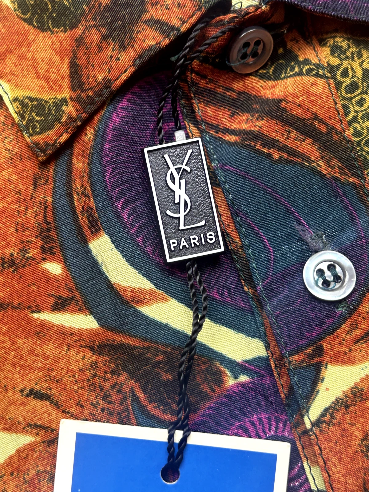 SAINT LAURENT (YSL) Autentica camicia vintage "Yves Saint Laurent"