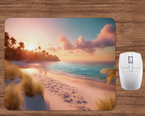 Beach Sunrise-Neoprene Non-Slip Computer Mouse Pad | eBay Australia