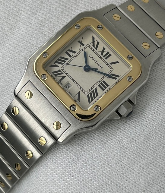 Cartier Santos Gold Women's Watch 