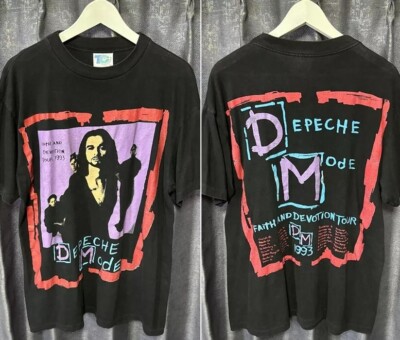 90's Depeche Mode 1993 Remake 2 side Black Unisex T-shirt Men Women S-5XL