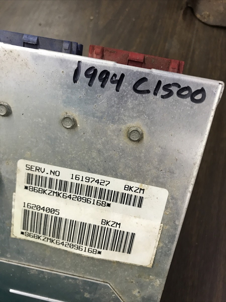 1994-1995 Chevrolet Pickup Engine Control Unit ECU 16197427