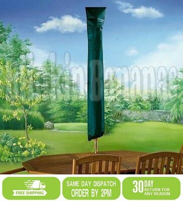 GROSSE GROSSE SONNENSCHIRMABDECKUNG GARTEN TERRASSENSCHIRM WASCHLEITUNG DREHBARER LÜFTERTROCKNER