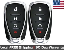 2x New Replacement Key Fob for Select Chevrolet Vehicles - HYQ4EA HYQ4ES 433 MHz