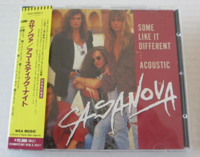CASANOVA SOME LIKE IT DIFFERENT ACOUSTIC CD JAPAN 1995 80s HAIR METAL GLAM JAPAN