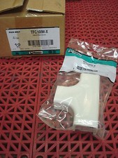 Box of 10 Panduit TFC10IW-X Pan-Way Tee Fitting Cover Raceway LD10 NEW