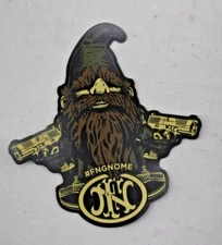 FN America FN 509 Green Brown Tactical Gnome Decal Fridge Magnet 3-3/4" X 4"