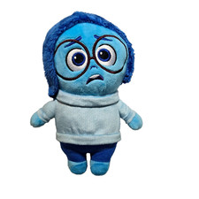 Disney Pixar Inside Out 2 Sadness Plush 9" Talking Blue 8 Phrases