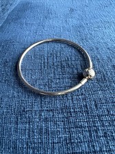 pandora moments 14k rose gold plated bangle