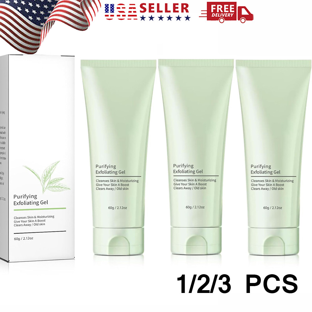 1/2/3X Purifying Exfoliating Gel Gentle Purifying Facial Skin Remove Blackheads