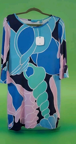 NWT Tori Richard Honolulu  Lana Dress in Walking Sunshine Size S