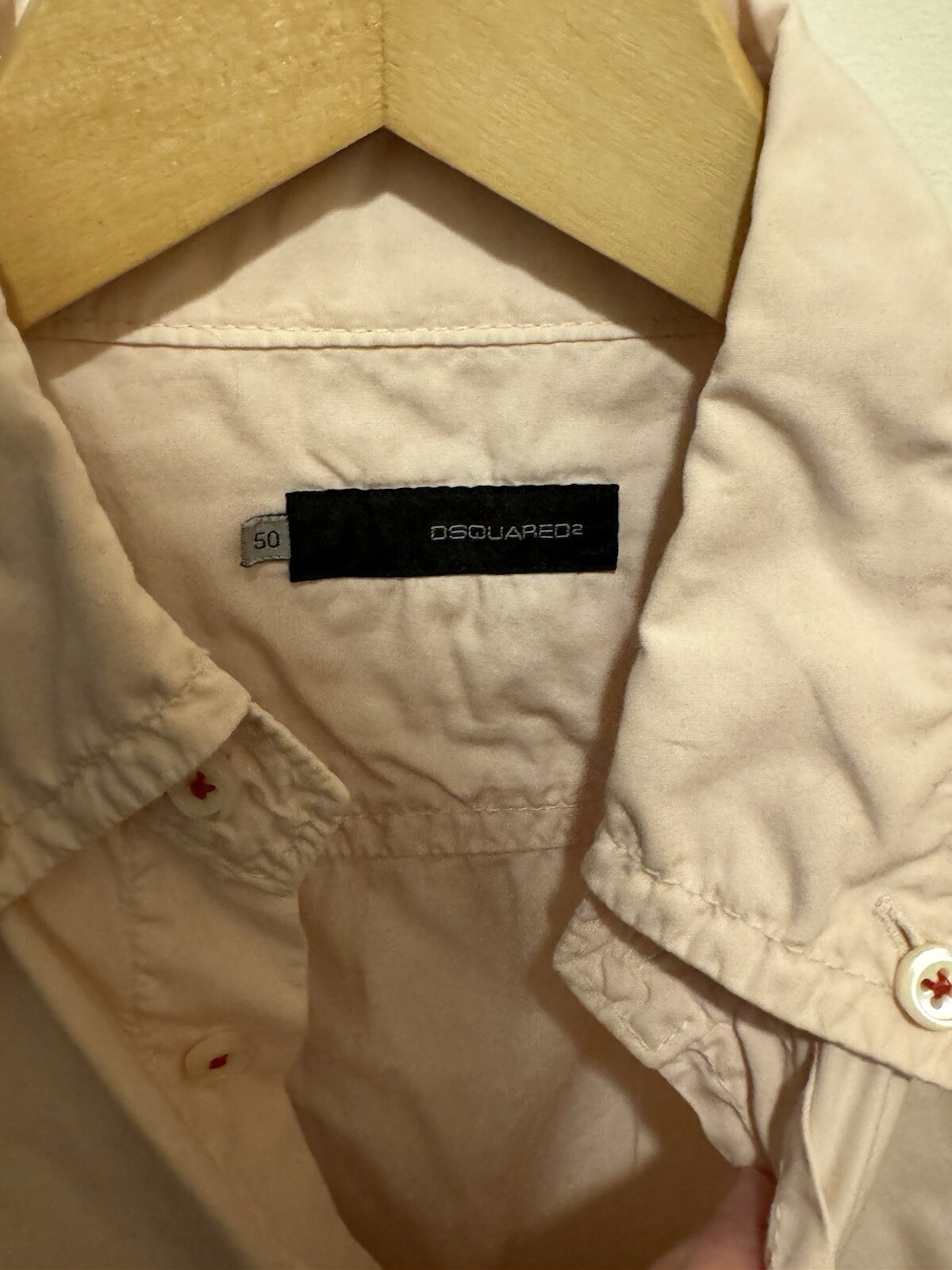DSQUARED2 Camicia Vintage Dsquared Chip Chip Motherf***er Taglia 50