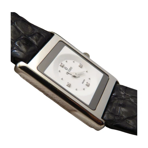 Concord La Scala 4P Diamond Rectangular Ladies Watch 14 C1 669.0 Strap AS-IS - Picture 2 of 8