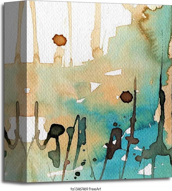 Artistic Background Watercolor On Art Print Home Decor Wall Art