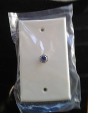 10 plates Mix  Match Ivory Coax Dual or Phone Jack or Combo F-Type Wall Plate