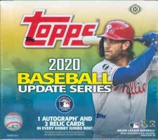 2020 Topps Update Baseball Factory Sealed Jumbo Box