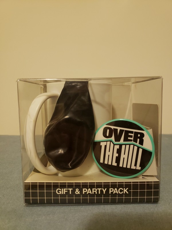 Gift & Party Pack Over The Hill Button, Mug, Membership Card, Book of Quotes,...