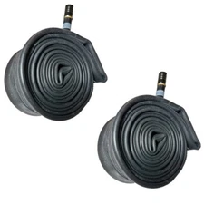 2 PACK 24X1-3/8 BICYCLE SCHRADER VALVE MINI KIDS BIKE INNER TUBES