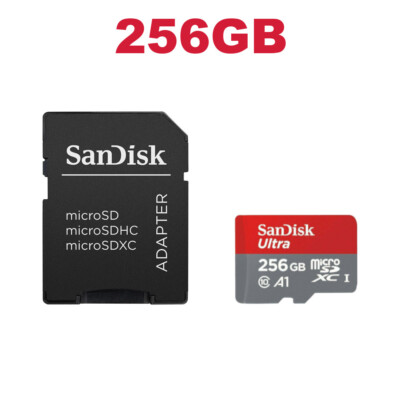 256GB Sandisk Ultra MicroSDXC Speicherkarte für GoPro Hero 6 7 8 9 10 11 Kamera