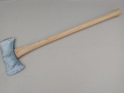 VINTAGE CRAFTSMAN AX DOUBLE BIT AXE MADE IN USA REG TRADEMARK ORIGINAL HANDLE