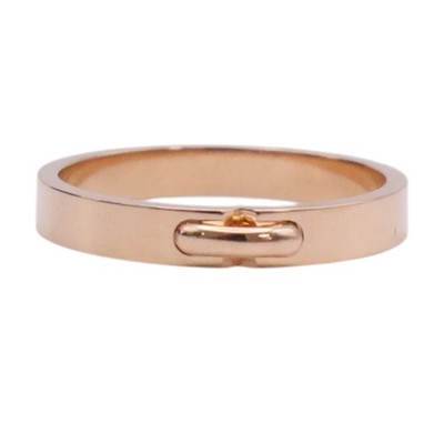CHAUMET Liens Evidence Band Ring 18K Rose Gold US Size 7.75 #56 082559