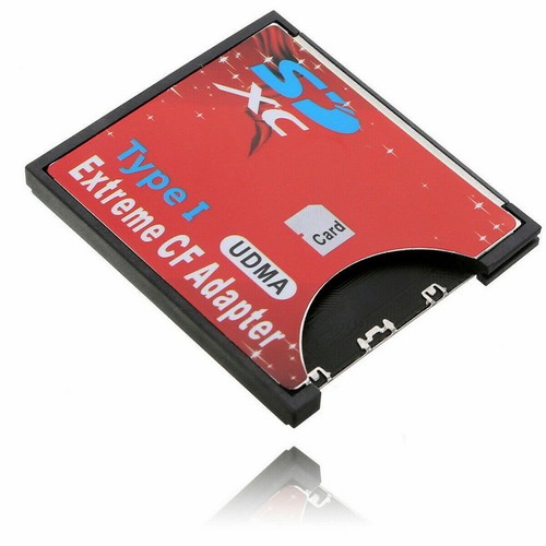 CF Card Type I Support SD3.0 CF CompactFlash Card Adapter SD SDHC tarjetas de memoria - Imagen 2 de 7