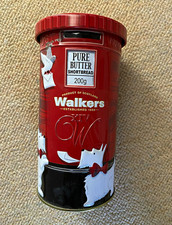 Walkers Pure Butter Shortbread 200g Blechdose rot kariert
