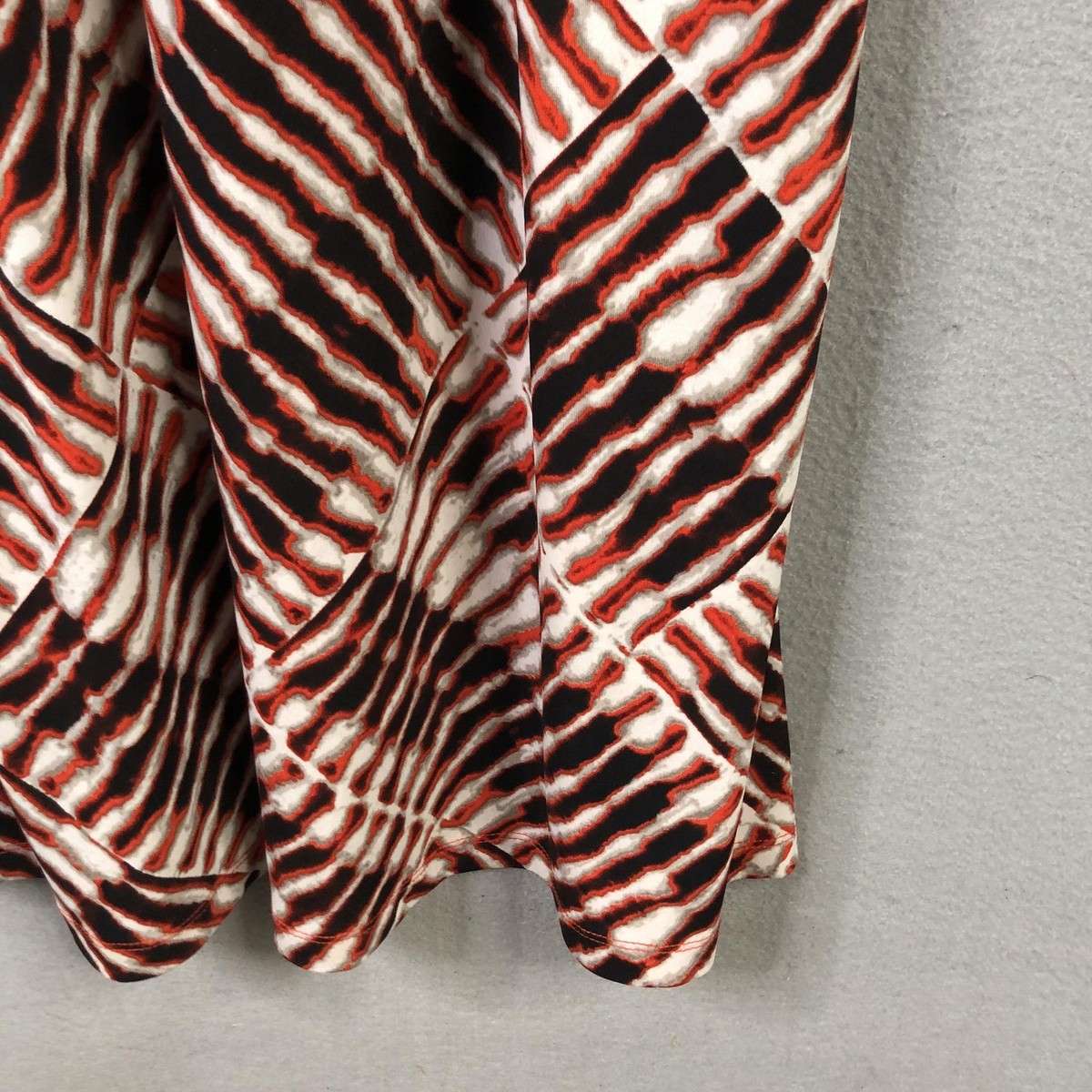 red and black calvin klein dress Black & red Calvin Klein knee length dress size 12