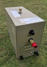 6KW Commercial Self-Draining Steam Generator Shower System Bath ATCSteam *READ* 