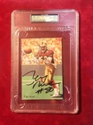 Jerry Rice Signed 2010 Goal Line Art GLA Card HOF San Francisco 49ers PSA Slab